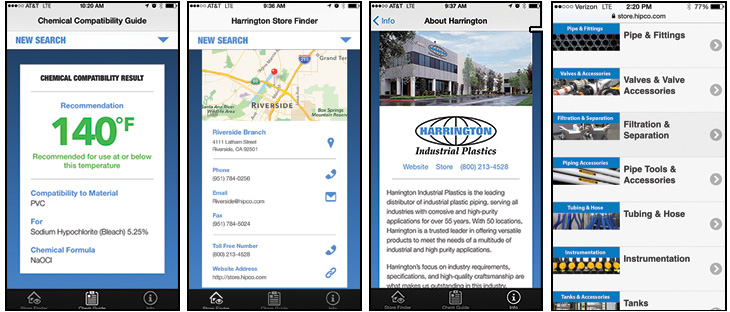 Harrington Industrial Plastics - Chemical - App Store